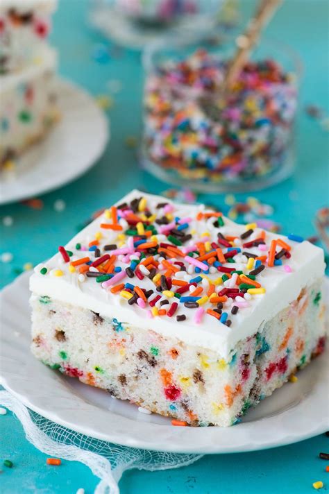 Funfetti Sheet Cake The First Year