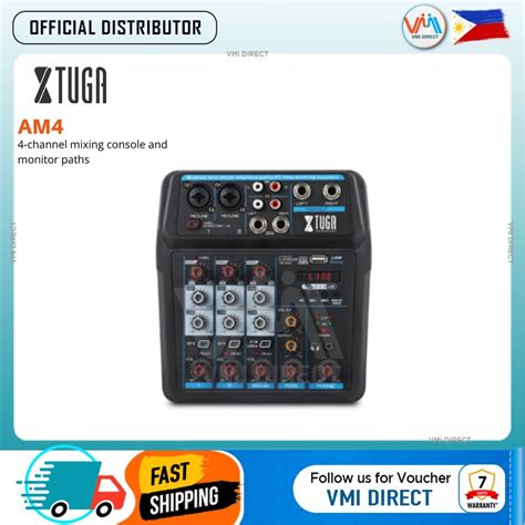 XTUGA AM4 And AM6 Audio Mixer Mini Sound Mixing Console Livestreaming