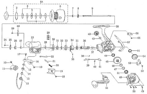 Shakespeare AGL840 Agility Reel OEM Replacement Parts From ...