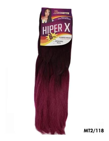 Cabelo Jumbo Jumb O Hiper X Kanekalon Tran As Braids Box Hiperx