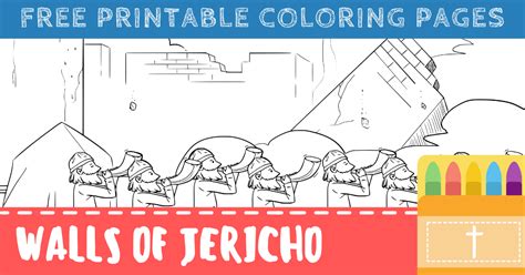 Free Walls of Jericho Coloring Pages for Kids (Printable PDFs) – ConnectUS