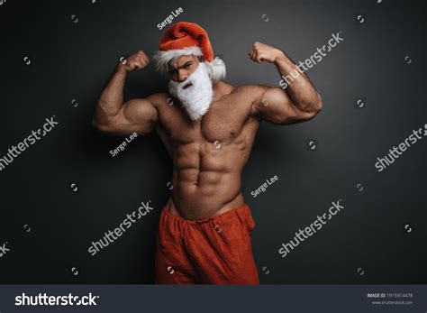 Hot Muscle Santa