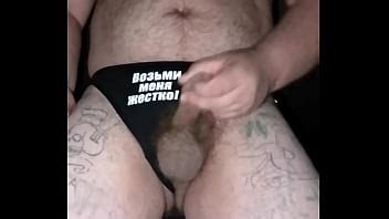 Russian Gay Man Jerks Off His Cock And Shows His Ass In Close Up