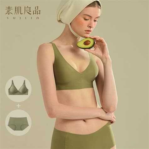 Sujiin Sexy Luxo Lingerie Set Underwear Mulheres Confort Vel One Pieces Seamless Sem Fio Push Up