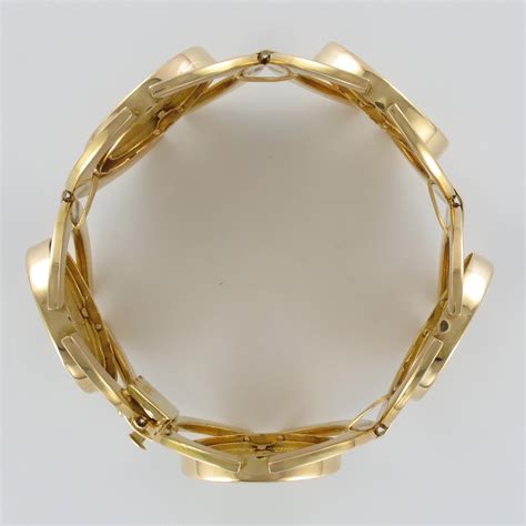 1960s Retro 18 Karat Yellow Gold Coins Bracelet At 1stdibs