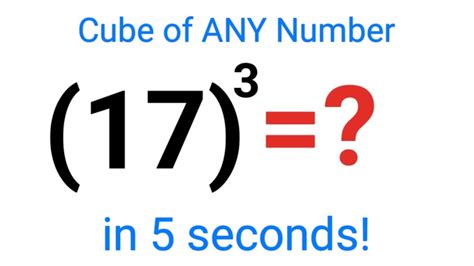 Brilliant Trick To Find Cube Of Any Number Fastandeasymaths Math