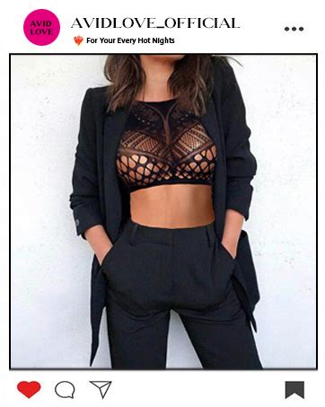 Avidlove Fishnet Lingerie For Women Sexy Two Piece Lingerie Black Lingerie Stirpper Outfit Long