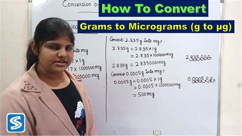 Grams To Micrograms G To µg How To Convert Grams To Micrograms