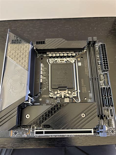 Msi Z690i Meg unify AIO EKWB fits but.. : r/sffpc