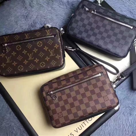 Louis Vuitton Man Clutch Purse Handbag Original Leather Handbags For