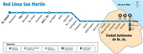 Tren San Mart N Recorridos Trenes Argentinos