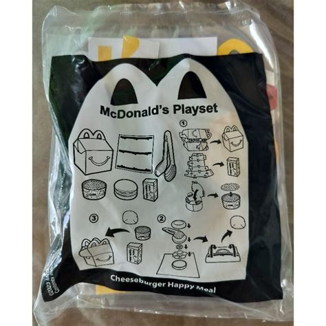 mcdonalds playset mcdo happy meal toy cheeseburger happy meal shopee