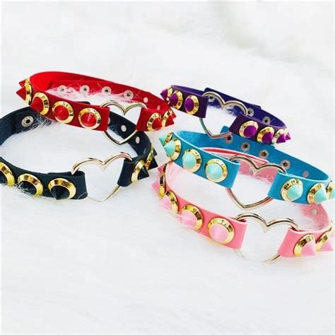 Super Trendy Spiked DDLG Chokers Realistic Dildo Best Big Large Realistic Dildos For Sale