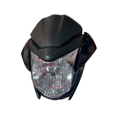 COMBO FAROLA CARENAJE C VISOR CB 150 INVICTA M V NEGRO 2012 2013