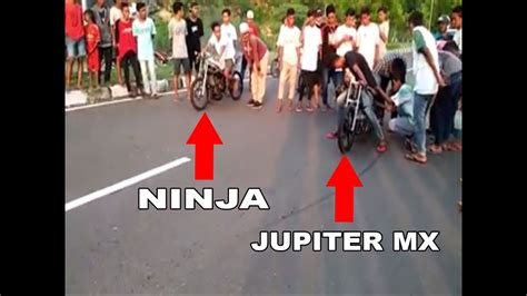 Balap Liar Jupiter Mx Vs Ninja Youtube