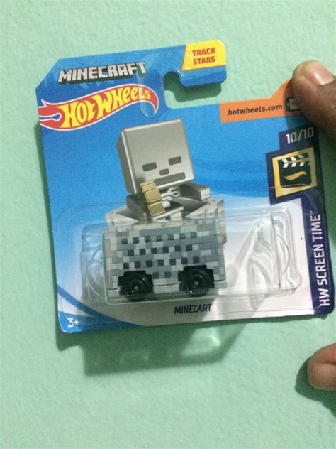 Minecraft Minecart Hot Wheels Carro Miniatura Criança Novo Mercado Livre