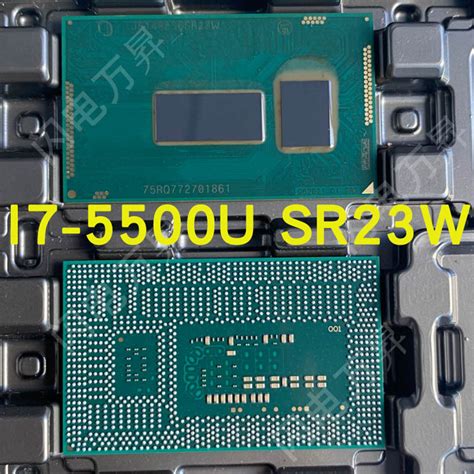 正式版I7 5500U SR23W笔记本CPU双核四线程BGA 1168现货植球实拍-阿里巴巴