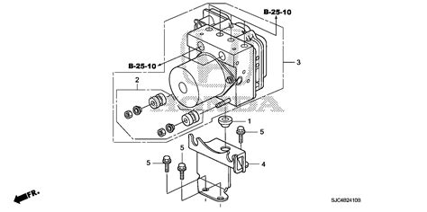 Honda Ridgeline Modulator Assy Vsa Brakes 57110 SJC A01 Honda