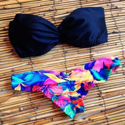 Sexy Floral Print Bikini On Luulla