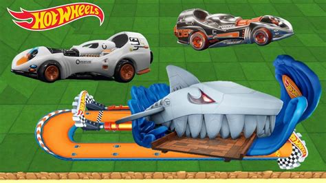 Hot Wheels Unleashed Power Rocket Car Race In Shark Bite Track Unlimited Adventure Mobil