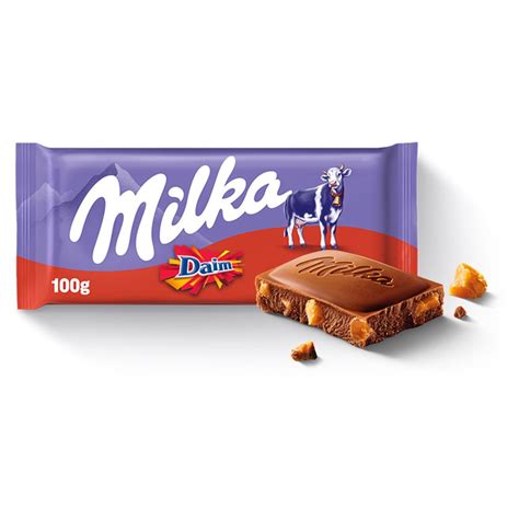 Milka Czekolada Mleczna Daim 100 G 13268569351 Allegro Pl