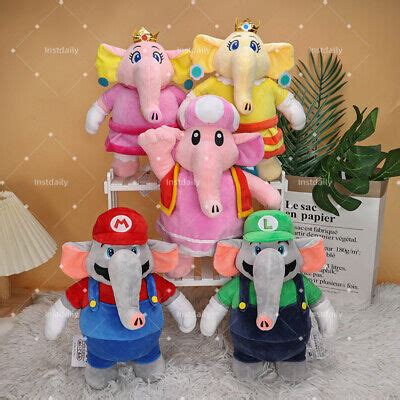 Super Mario Bros Wonder Plush Elephant Series Stuffed Doll Toys