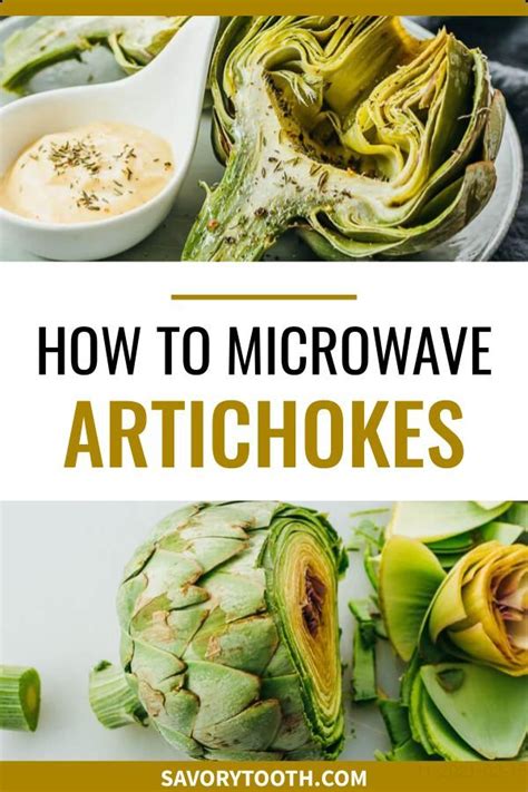 This Recipe Shows You A Quick Method Of Cooking Artichokes In The Microwave It Also Includes A