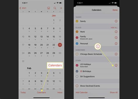 how to delete calendar from icloud