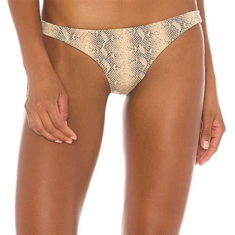 SAME Swim Skin By Same Brief Bikini Bottom In Nude Venom Poshmark