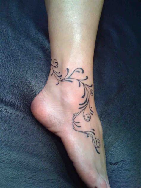 Ankle Girls Tattoos