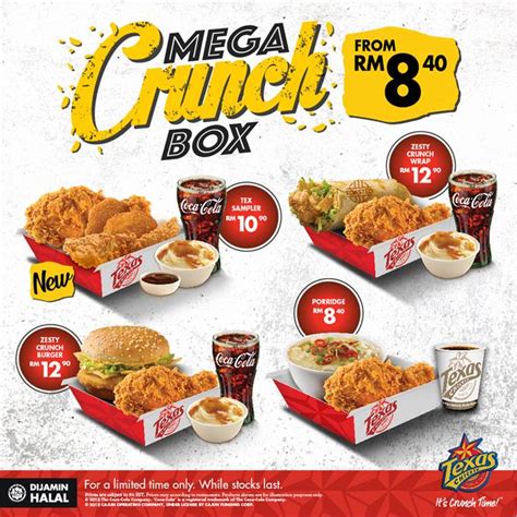 Texas Chicken New Mega Crunch Box Envictus