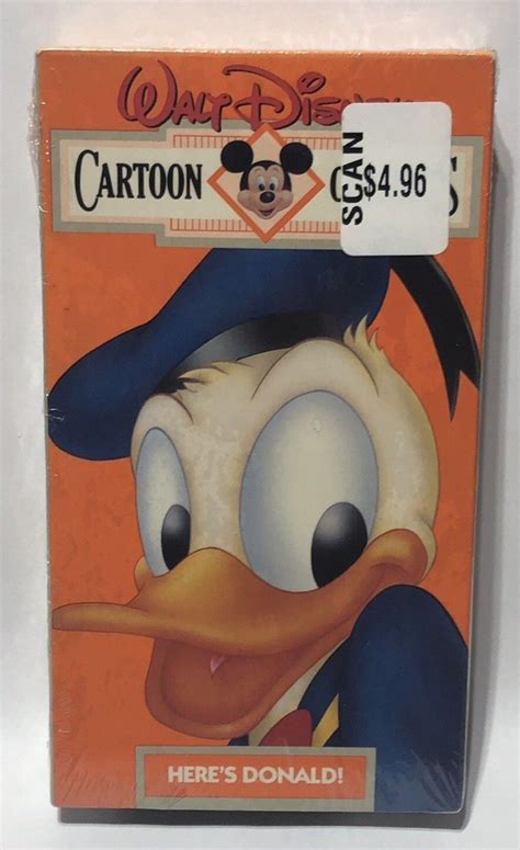 Walt Disney Cartoon Classics V Here S Donald Vhs