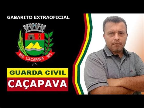 GCM Caçapava SP 2024 Gabarito Extraoficial Correção da Prova