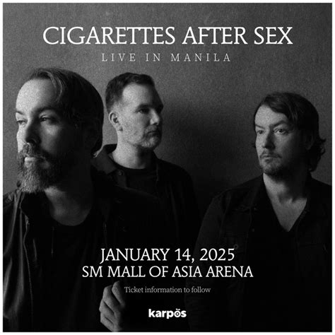 Cigarettes After Sex Manila Tickets Prices