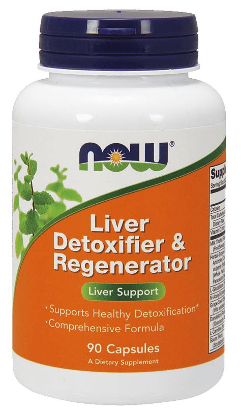 Now Foods Supplement For Liver Detoxifier Regenerator Veg