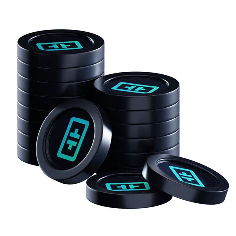 Theta Network THETA coin stacks cryptocurrency. 3D render illustration