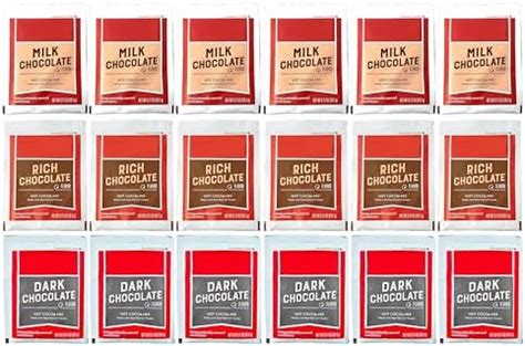 Amazon Ghirardelli Double Chocolate Hot Cocoa Mix 0 85 Oz Packets Pack Of 25 Grocery