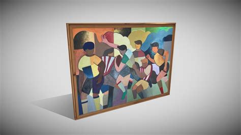 Picture frame - Art - Buy Royalty Free 3D model by KimtueKP [3489294] - Sketchfab Store