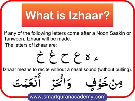 6 Izhar Letters In Arabic Smart Quran Academy