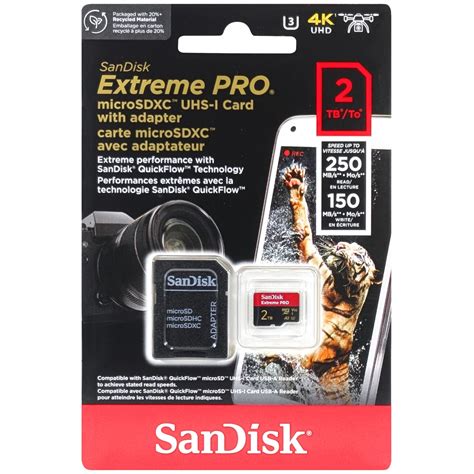 SanDisk Extreme PRO SDSQXCD-2T00-GN6MA （2TB） MicroSDメモリーカード - 最安値・価格比較 ...