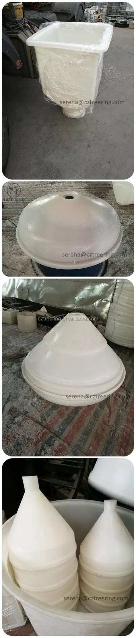 Oem Rotomolding Custom Cone Bottom Plastic Hopper Bins Buy Plastic