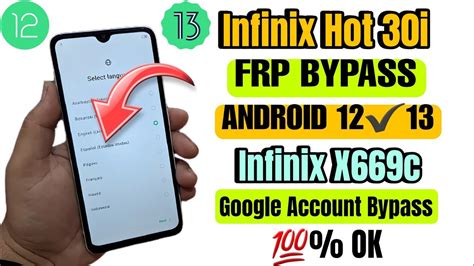 Infinix Hot I Frp Bypass Android Infinix X C Google Account