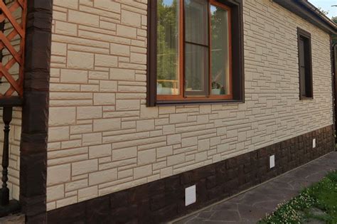 Фасадные панели под камень: разновидности материалов, особенности ...