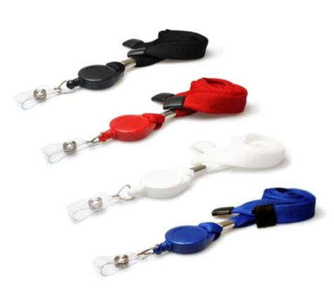 Eazywear Luxury Mm Retractable Lanyards With Breakaway Pack Of