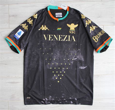 Koszulka Piłkarska Venezia Home Kappa 2021 22 Liga WŁOSKA koszulki