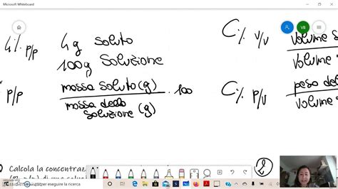 Esercizi Calcolo Concentrazioni Youtube