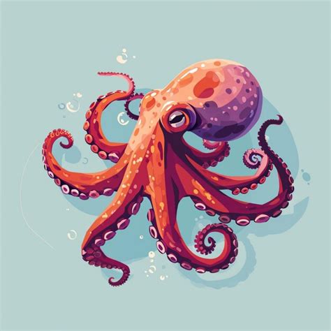 Premium Ai Image Octopus Illustration