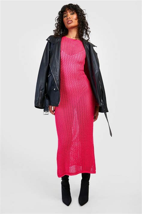 Crochet Maxi Dress Boohoo Usa