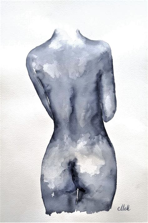 Minimalist Erotic Art Female Nude Wall Art Above Bed Art Etsy