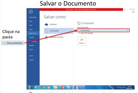 Dicas de Informática Básica Como Salvar um Documento no Editor de